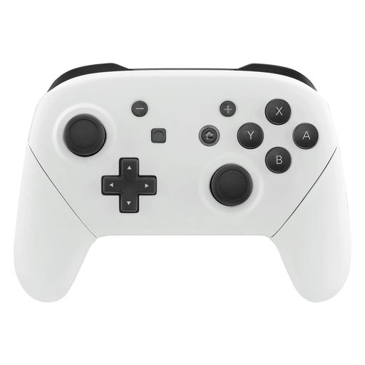 eXtremeRateフェースプレートバックプレートハンドルswitchプロコンに対応用、スイッチプロコンに対応用DIY交換用グリップハウジングケースカバー-ホワイト