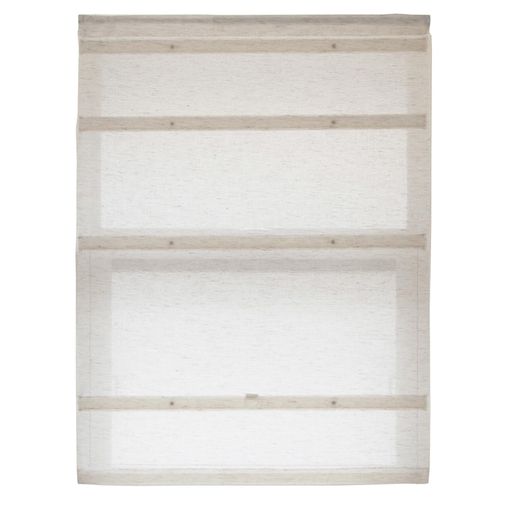 フルネス(Fullness)コードレスローマンシェードスレバーW90xH120cmナチュラルL6154非遮光タイプ