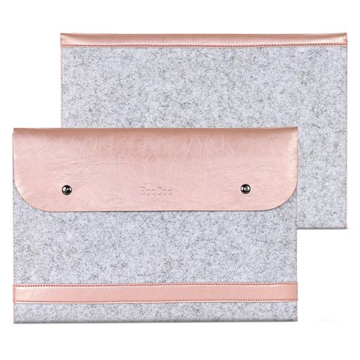 EooCooノートパソコンケース用2025MacBookAirM4/M3/M2/M12019-2025A3240A3113A2681A2337A2179A1932衝撃吸収轻量保護パソコンケース-ローズゴールド