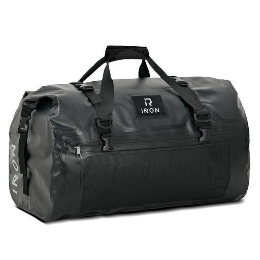 IRONJIA’Sバイクシートバッグツーリングバッグキャンプツーリングショルダーストラップ付き反射テープ..