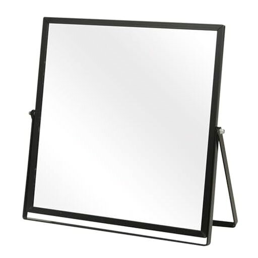 メイク 商品サイズ(約):幅27x奥行1x高さ26.5cm 商品重量(約):0.5kg 素材:ガラス(2mm厚)・アルミニウム 飛散防止効果あり、完成商品