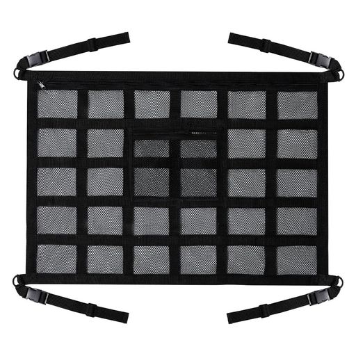 車用ルーフ収納ネット二重メッシュバッグ大容量ネットバッグ収納バッグカー用品荷物・衣類・キャンプ用..