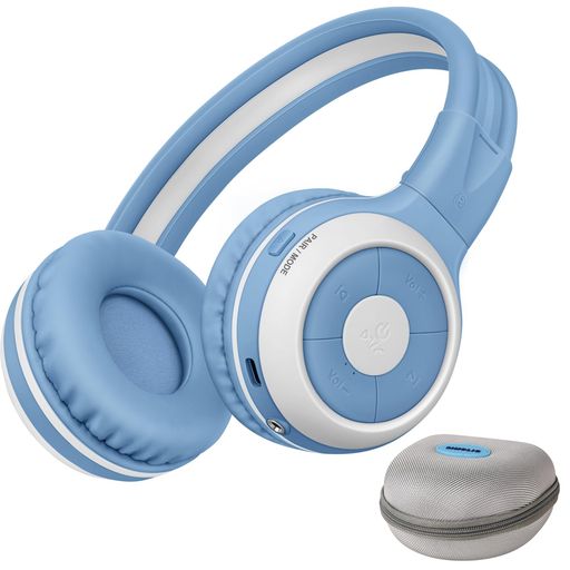 SIMOLIO KidyCast 子供用ヘッドフォン Bluetooth Auracast ワイヤレスヘッドフォンマイク付き通話