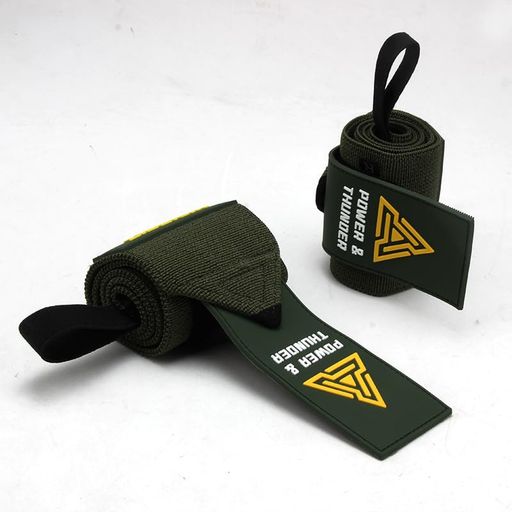 【IPF/USPA認定】リストラップトレーニングギアリストバンド筋トレ手首サポータ-航空材x軍事技術転用で..