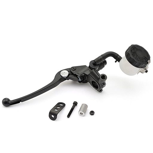 デイトナ(DAYTONA) NISSIN(ニッシン) バイク用 ブレーキマスターシリンダー 左側専用 横型 1/2インチ ブラックボディ/ブラックレバー 49015