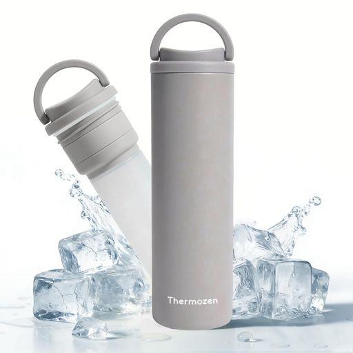 ThermoZen 氷嚢 氷のう 魔法瓶構造 真空断熱 アイスバッグ 提げ手付き 長時間保冷 ...