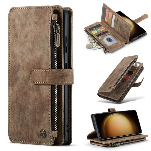 乐天商城 - SeGinnGalaxyS235GSC-51D/SCG19対応ケース手帳型カバーPUレザー多財布デザインスタンド機能付き磁気バックル付きカード収納コイン収納サムスンs23ケース手帳型大容量財布型収納ポケット