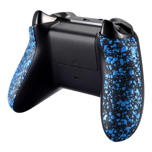 EXTREMERATEXBOXONEコントローラー(モデル1708)対応用交換用左右グリップ、テクスチャーXBOXONEX&Sコントローラー対応用パネルサイドレールハンドル-コンソールは含まれません【テクスチャードブルー】