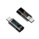 USB4.0TypeC変換アダプタLEDワットスクリーン表示PD対応140W急速充電8K@60Hz映像出力オス-メス40Gbps高速データ転送usbcケーブル用