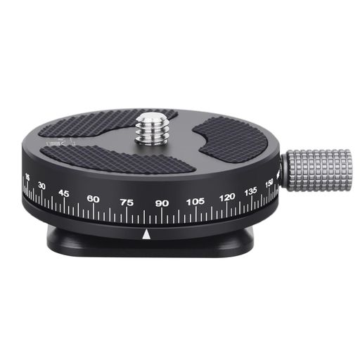 ARTCISEパノラマパンベースアルミ合金360°全景パンクイックシュー三脚ヘッド雲台アルカスイス兼容一脚..