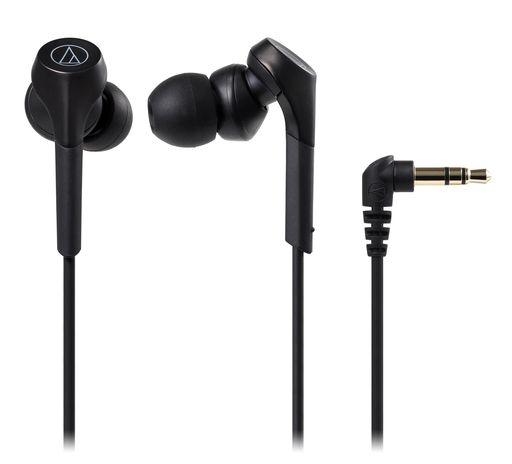 Sound-Isolating Type - オーディオテクニカATH-CKS550XBKSOLIDBASSカナル型イヤホン有線重低音ハイレゾ音源対応ブラック