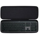LEBAKORT収納ケースと互換性のあるLOGICOOL(ロジクール)MXKEYSKX800MXKEYSSKX800SBLUETOOTHワイヤレスキーボード(ブラック)(2)