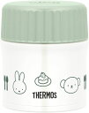 サーモス 真空断熱スープジャー 300ML ミッフィー ライトグリーン JBU-302B LTG