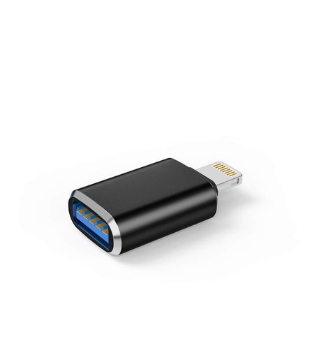 Lightningオス右向き矢印USB3.0メスアダプターOTGケーブルiPhone1211XrXXS87PlusMax用iPadAirProMini対..