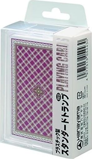 ハナヤマ(HANAYAMA) スタンダードトランプ RED プラスチック製 ブリッジサイズ 対象年齢 6才~