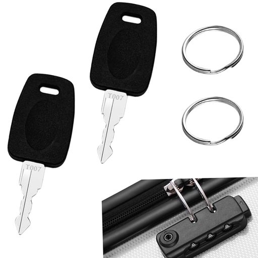 Rakuten - JUJUGOTSA鍵TSA007対応マスターキー2本セット旅行用スーツケース鍵緊急予備鍵荷物ロック解除ツール空港保安検査対応