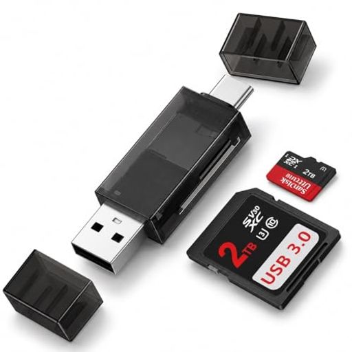【SD・microSDの2種類に対応|最大2TB・UHS-I対応】ANNIBERのSDカードリーダーは、SDカードスロットとmicroSDカードスロットを搭載した2スロット設計。SD、SDHC、SDXC、microSD、microSDHC、microSDXC、UHS-Iなど幅広いメモリーカードに対応し、最大2TBの大容量カードも使用できます。写真・動画・音楽・ドキュメントなどのデータ確認や転送、バックアップに便利なメモリーカードリーダーです。※SDカードとmicroSDカードの同時読み取りには対応していません。 【USB 3.0対応|最大5Gbpsの高速データ転送】本USB SDカードリーダーはUSB 3.0規格に対応し、最大5Gbpsの高速データ転送をサポート。USB 2.0と比べて高速にデータを転送でき、写真や動画、音楽、ドキュメントなどの大容量ファイルもスムーズに読み取り・転送できます。日常のデータ管理はもちろん、仕事や撮影データのバックアップにも便利です。※5GbpsはUSB 3.0規格の理論値です。実際の転送速度はメモリーカード、接続機器、使用環境によって異なります。