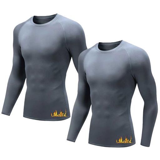 【サイズ】スポーツインナー メンズ コンプレッショントップス S=(50-55kg);M=(55-65kg); L=(65-75kg); XL=(75-85kg); 2XL=(85-95kg); 3XL(95-100kg)。※サイズ表はあくまでも推奨値です。タイトフィット効果が苦手な方は、ワンサイズ上の購入をお勧めします。 【素材構成】ポリエステル繊维90% + スパンデックス10%。コンプレッション トップス メンズ 長袖 2枚組 スポーツシャツは伸縮性のある素材で身体にフィット。程良い着圧で運動時の身体の動きを妨げない。様々なスポーツでの運動パフォーマンスの向上に役立ちます!春秋場は汗をかいても快適でインナーとして使えば冬場の防寒対策にもなります。ランニングやスポーツ、運動を快適に楽しめます。 【通気・吸汗速乾】スポーツシャツは通気性が高い素材を使用しており、空気の流通を促します。汗や熱を外に放出し、体を爽やかに保ちます。秋冬はインナーとして防寒対策にもなる。このストレッチ アンダー シャツには防臭機能付いています。これはスポーツ後の不快感を軽減し、日常生活にも快適さを提供します。