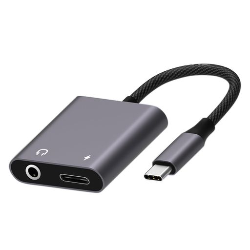 KASOTT 2in1 タイプC イヤホン変換 ケーブル【PD60W QC3.0急速充電】Type-C to 3.5MM 電話/音楽/マイク/リモコン DACチップ搭載 Hi-Fi音質 音声通話 音量調節 高耐久性 iPad Pro Air Mini