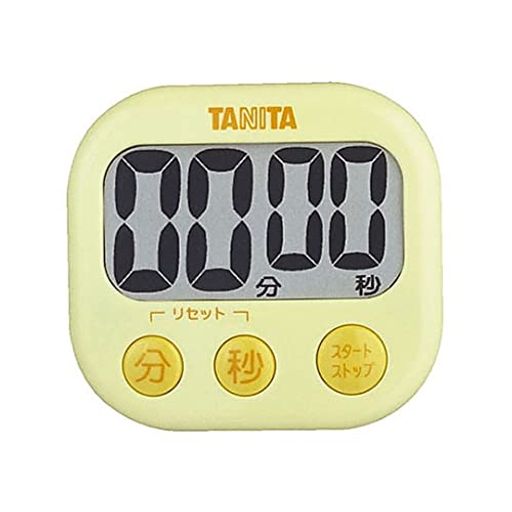 タニタ キッチン 勉強 学習 タイマー 大画面 大音量 100分 マグネット スタンド付...