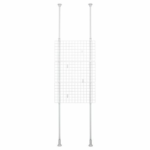 HEIAN SHINDO 突っ張りネット間仕切りワイド ホワイト 幅70cm高さ200~275cm TNP-2 平安伸銅工業