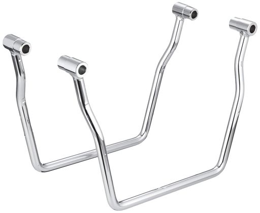 キジマ(Kijima)バイクパーツサイドバッグサポートスチール製ドラッグスター250/1100/1100クラシック左右セットクロームメッキ210-453