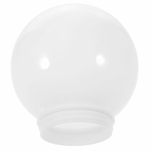 DOITOOLランプシェードボール型アクリル製直径15cm口径7.5cm外灯グローブ交換用ライトカバー屋外用庭園灯門柱灯丸型防雨割れにくい乳白色