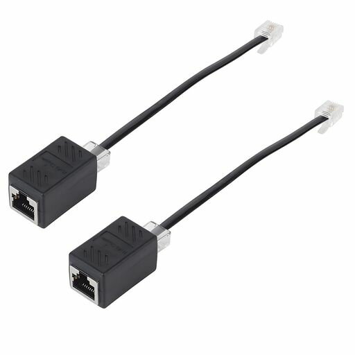 ANYTOP RJ45 LANケーブル コネクタ 中継コネクタ LAN延長 RJ45ケーブル用中継インターネット RJ45延長アダプタ RJ45イーサネットスプリッター RJ45ネットワークスプリッターケーブル イーサネットケーブル