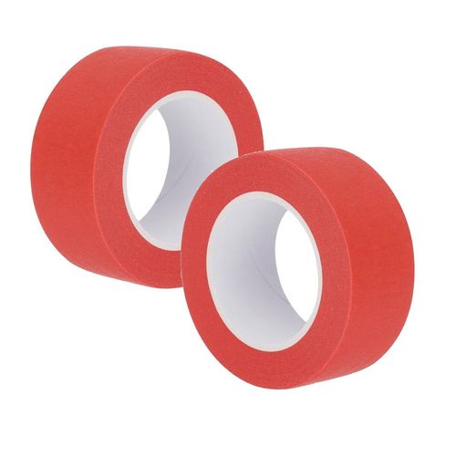 ChasCoCoマスキングテープ2個セットダクトテープカラフルマスキングテープ無地紙テープ手芸品塗装養生D..