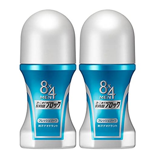 8X4メン ロールオン フレッシュソープ 60ML×2個セット エイトフォーメン デオドラント 男性用 メンズ