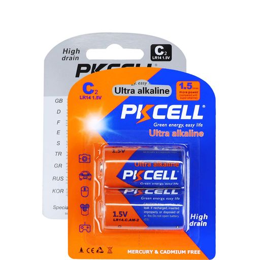ԥ Хåƥ꡼(PKCELL BATTERY) PKCELL BATTERY LR14 1.5V C2 륫괥 2ĥѥå