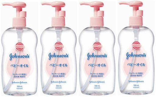 【まとめ買い】ジョンソン ベビーオイル 微香性 300ML×4個