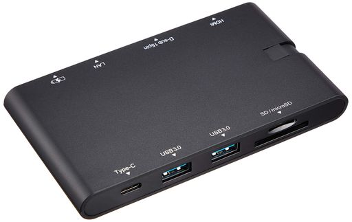 쥳 ɥå󥰥ơ USB-C ϥ PDбTYPE-C2/USB3.02/HDMI/D-SUB/LAN/SD+MICROSDåȡۥ֥Ǽ ֥å DST-C05BK