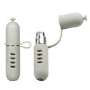 Abacadアトマイザ-香水スプレーボトル携帯用香水噴霧器ポータブル香水スプレーワンタッチ補充機内持ち込み可能透明噴霧器香水用霧吹き5ml旅行通勤出張(グレー)