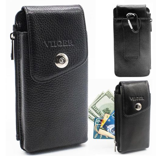 【商品仕様】素材:本革 色: 黒; 内寸:H17.0xL8.2xW1cm。 外寸:H18.2xL9.2xW2.5cm 重量: 100g; スタイル: ベルトクリップ携帯電話ホルスター。 【デュアルポケット】この革新的な携帯電話ベルトポーチは、携帯電話以外にも多くのものを持ち運ぶ必要がある人のために設計されています。 スマートフォンをフラップポケットに、カードとお金をジッパーポケットに収納すれば、必要なものをすべて持って簡単に外出できます。 【マグネット開閉】レザー製携帯ポーチには便利なフラップマグネット開閉が付いており、携帯電話を保護しながら簡単にアクセスできます。 【2つの持ち方】ベルトクリップを使って携帯ベルトポーチをパンツに装着するか、ベルトループを使ってベルトにスライドさせます。 ベルトループ付きの携帯電話ホルスターを使用すると、携帯電話をベルトやバックパックに簡単に取り付けることができ、いつでも手の届くところに置いておくことができます。 これは、外出中に電話をすぐに確認したり、電話に応答したりする必要がある場合に非常に役立ちます。