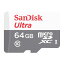 SANDISK ULTRA 64GB 100MB/S UHS-I CLASS 10 MICROSDXC CARD SDSQUNR-064G-GN3MN