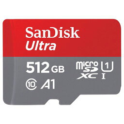 SANDISK (サンディスク) 512GB ULTRA MICROSDXC UHS-I メモリーカード アダプター付き - 120MB/S C10 U1 フルHD A1 MICRO SD カード - SDSQUA4-512G-GN6MA