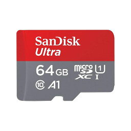 SANDISK (サンディスク) 64GB ULTRA MICROSDHC UHS-I メモリーカード アダプター付き - 120MB/S C10 U1 フルHD A1 MICRO SD カード - SDSQUA4-064G-GN6MA