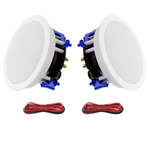 Herdio300W天井埋め込み型スピーカー2ウェイ/ラウンド型/1本ホワイト