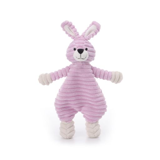 Apricot Lamb コーデュロイパープルバニー男の子と女の子のための、かわいくて柔らかくて心地よい安心毛布、30cm