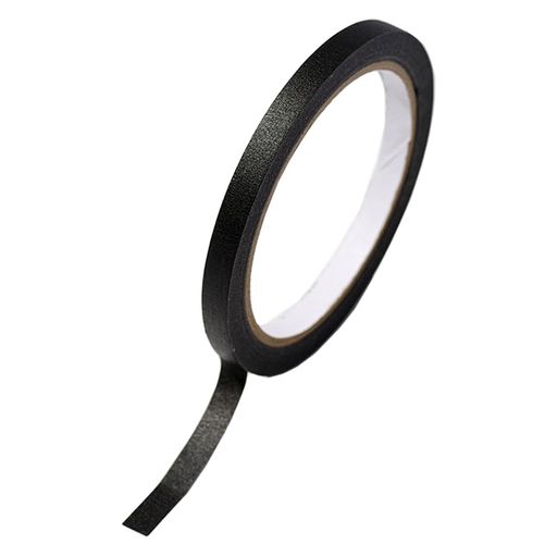 【製品内容】マスキングテープ8MM*20Mタイプ1個入。 【色】ブラック 【仕様】全長20M、幅8MM。 【引き裂き方】手で引き裂くことができる。 【使用シーン】ネイルアートをする際に使用するのに適しており、爪以外の部分が UV ランプで日焼けするのを防ぐことができます。