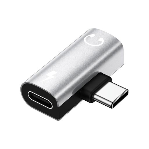 Hootekイヤホンジャック変換タイプC2in1Type-Cto3.5mm変換タイプC充電しながらイヤホンPD60W急速充電iP..