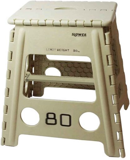 スロウワー(SLOWER)折りたたみチェア踏み台脚立フォールディングステップスツールアウトドア椅子デラッ..