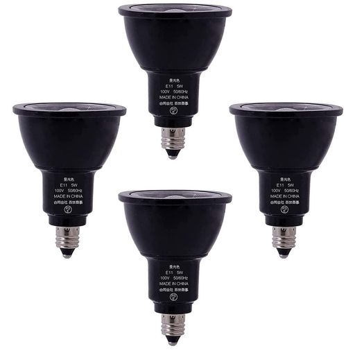 Rakuten - E11LEDスポットライト電球、5WE11口金LED電球調光器対応50W形相当LEDハロゲン電球CRI80明るさ500lm調光広角タイプPSE認証済(昼光色4)