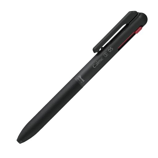 ぺんてる 3色ボールペン Calme 0.5mm ブラック BXAC35A
