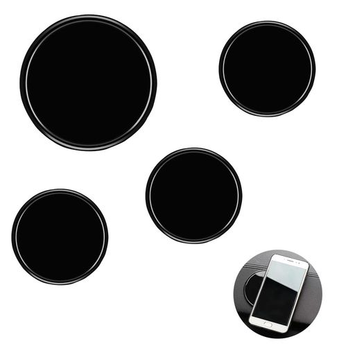LvYiLinggg 吸盤ベース 補助板 ゲル吸盤シート 車載用 4枚入り直径8CM 両面接着 強...