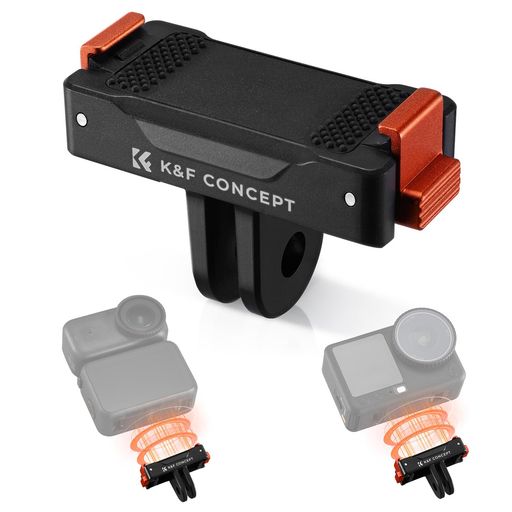 樂天商城 - K&FCONCEPT1個OSMOACTION6/nano用クイックリリースアダプター軽量設計アクションカメラ用拡張アクセサリーGopro互換