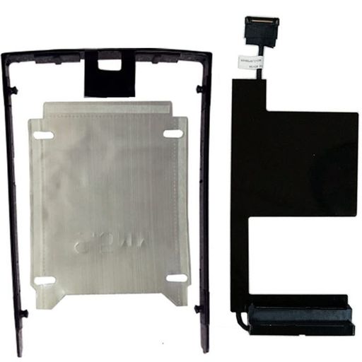 MOQIAN2.5インチHDDキャディブラケット左側ハードドライブコネクタケーブルホルダー付きスズ箔交換用LenovoThinkpadP50P5100UR836DC02C007B00