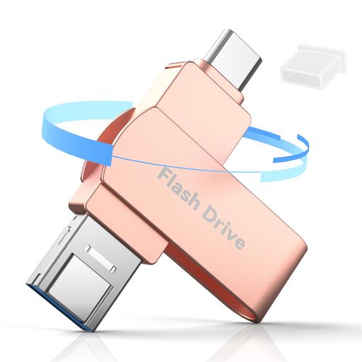 256GB USBメモリ タイプc 【アプリ不要・アルバムから写真保存】 3in1 Phone USBメモリー データ移行 タイプc 外付けメモリ 高速 データバックアップ フラッシュメモリ 大容量 Type-C/iOS/USB/Micro USB…