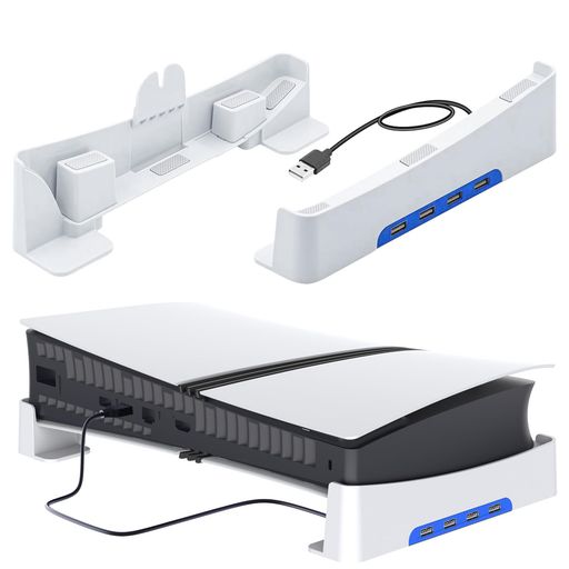 【ps5 pro用/新型 ps5 Slim用(通常版とデジタル版両対応)/PS5 旧型非対応】ps5 pro用/新型 ps5 Slim用(通常版とデジタル版両対応)専用の横置き収納スタンドです(PS5 旧型非対応)。PS5の下部に隙間ができ、通気性が良くて熱がこもりにくくなります! 高品質のABS素材で作られ、洗練されたデザインがリビングルームやゲームスペースにスタイリッシュなアクセントを加えます。(ご注意:PS5本体と コントローラーは含まれません)ps5 pro用横置きスタンド 【安定性と耐久性の向上】:こ本体を水平に置き転倒落下などの危険を有効的に避けされ、地震などによる本体の転倒をより確実に防止します。縦置きに配置するよりも安定しています。滑り止めの足がついており、どんな表面にも安定して設置可能で、長時間のゲームプレイでもコンソールが安全に保たれます。お子様がいる家庭にとってはうっかり転落アクシデントへの防止にも役立ちます、本体を収納棚などのキャビネットに収納でき、お部屋の省スペースとスッキリ整理することができます。
